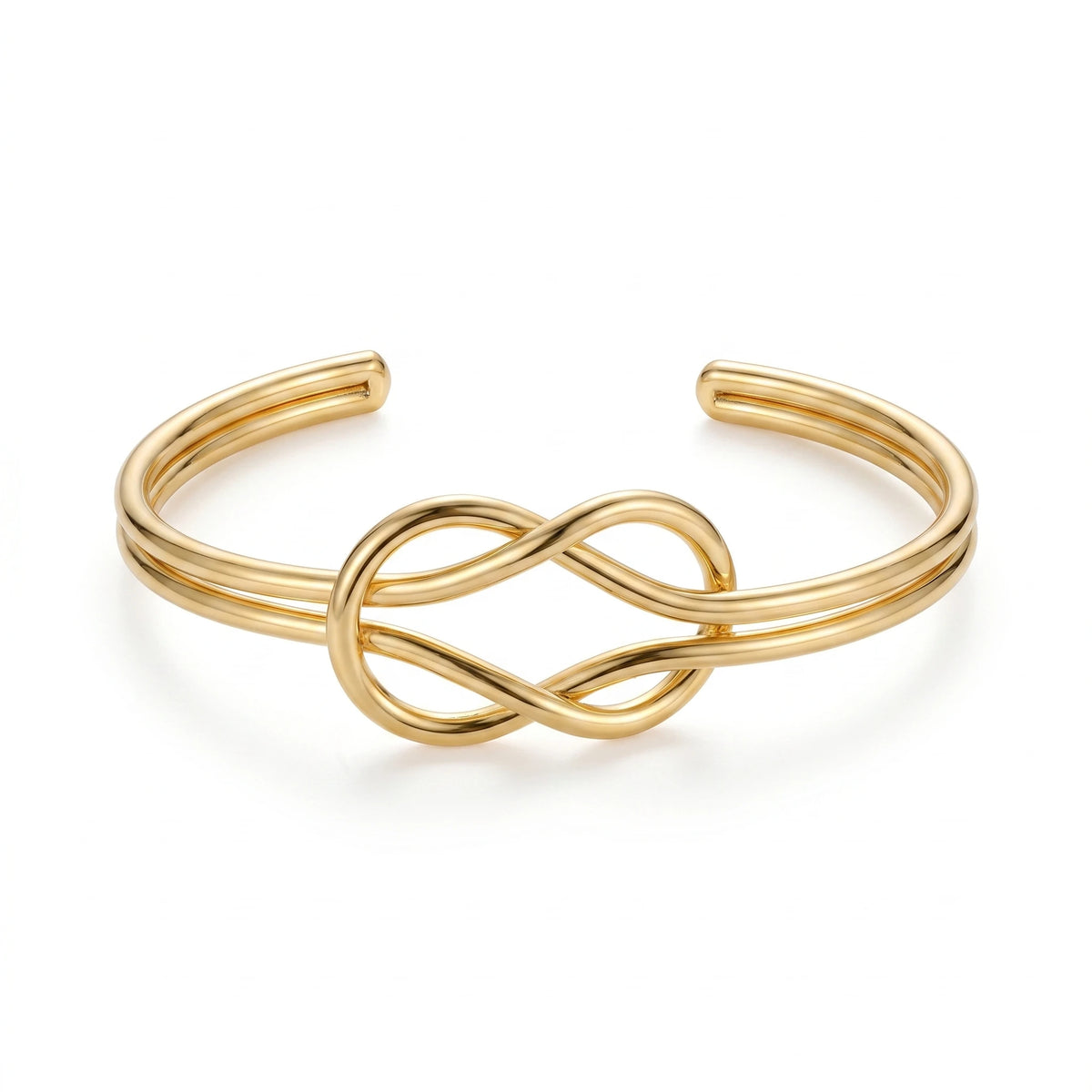 QIAOREN 12710 Boho Irregular Big Small Sculpted Flower Open Gold Bangle Stainless Steel Hollow Stackable Bracelet Wholesale