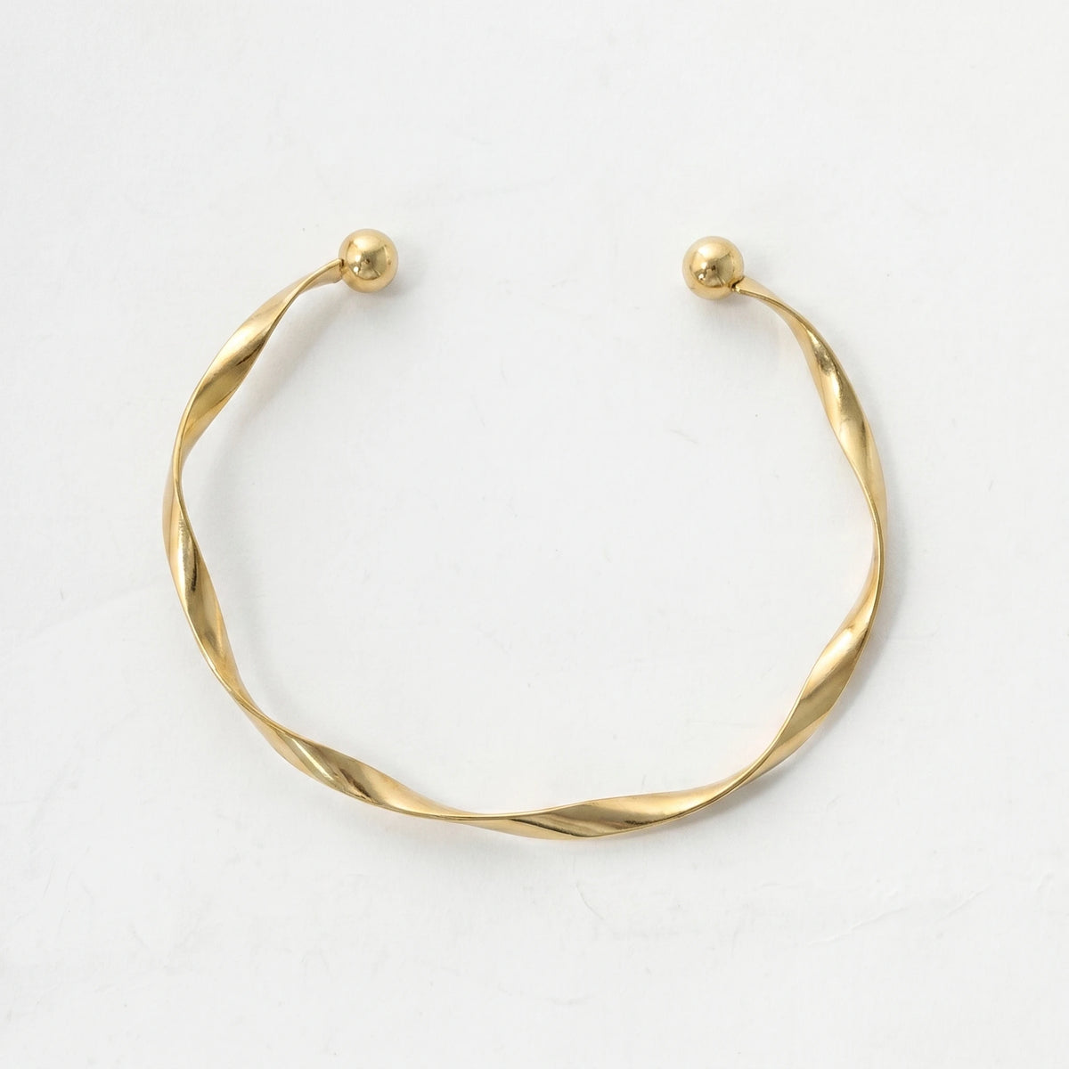 QIAOREN 12710 Boho Irregular Big Small Sculpted Flower Open Gold Bangle Stainless Steel Hollow Stackable Bracelet Wholesale